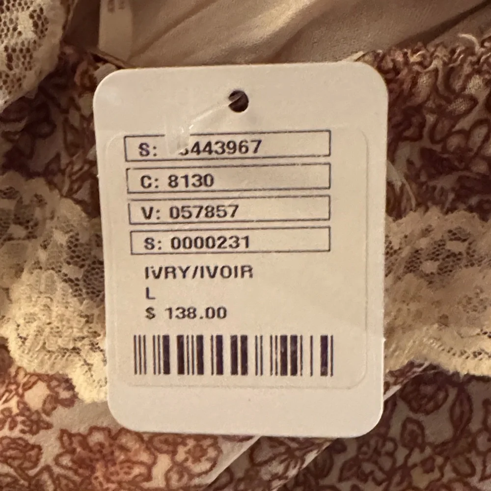 Free People Brown Floral Long Sleeve Ruffle Dress - Picture 4 of 6